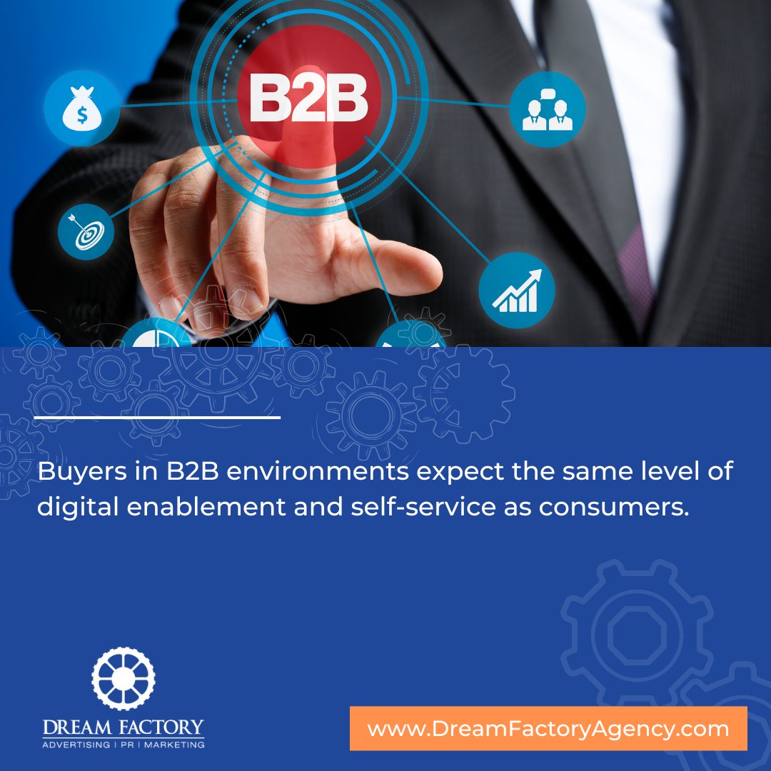 dream_factory's tweet image. B2B Decision-Making Is Now Self-Directed
Buyers in B2B environments expect the same level of digital enablement and self-service as consumers.

#B2BMarketing #CustomerEnablement #DigitalSales #DreamFactoryAgency