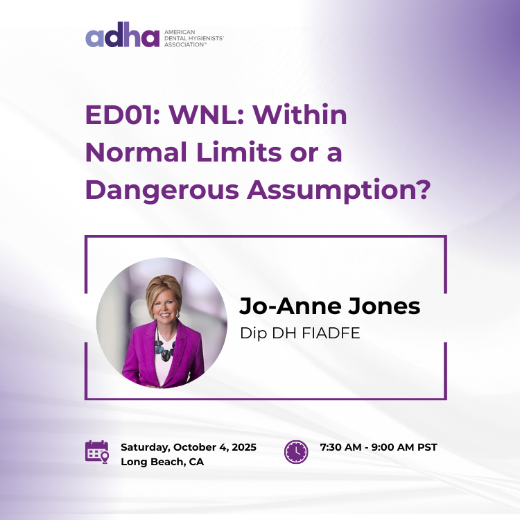 VELscope's tweet photo. 🎤 Join Jo-Anne Jones, RDH, FIADFE at ADHA25 in Long Beach
📅 Saturday, October 4 | Session ED01

"Within Normal Limits or a Dangerous Assumption" isn’t just a title—it’s a wake-up call.
https://t.co/FwCpV1fzQn 

#ADHA25 #OralCancerAwareness #DentalHygiene https://t.co/HBceiC71VY