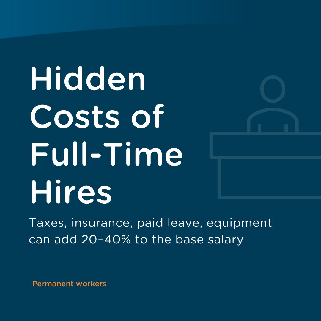 weareairswift's tweet image. Think contractors cost more? Look beyond the hourly rate—true value is in what you save. Get the facts on contingent vs. permanent staff and optimise your workforce spend.  Click the link to read: hubs.ly/Q03HWh250

#ContingentWorkforce #HiringStrategies #WeAreAirswift