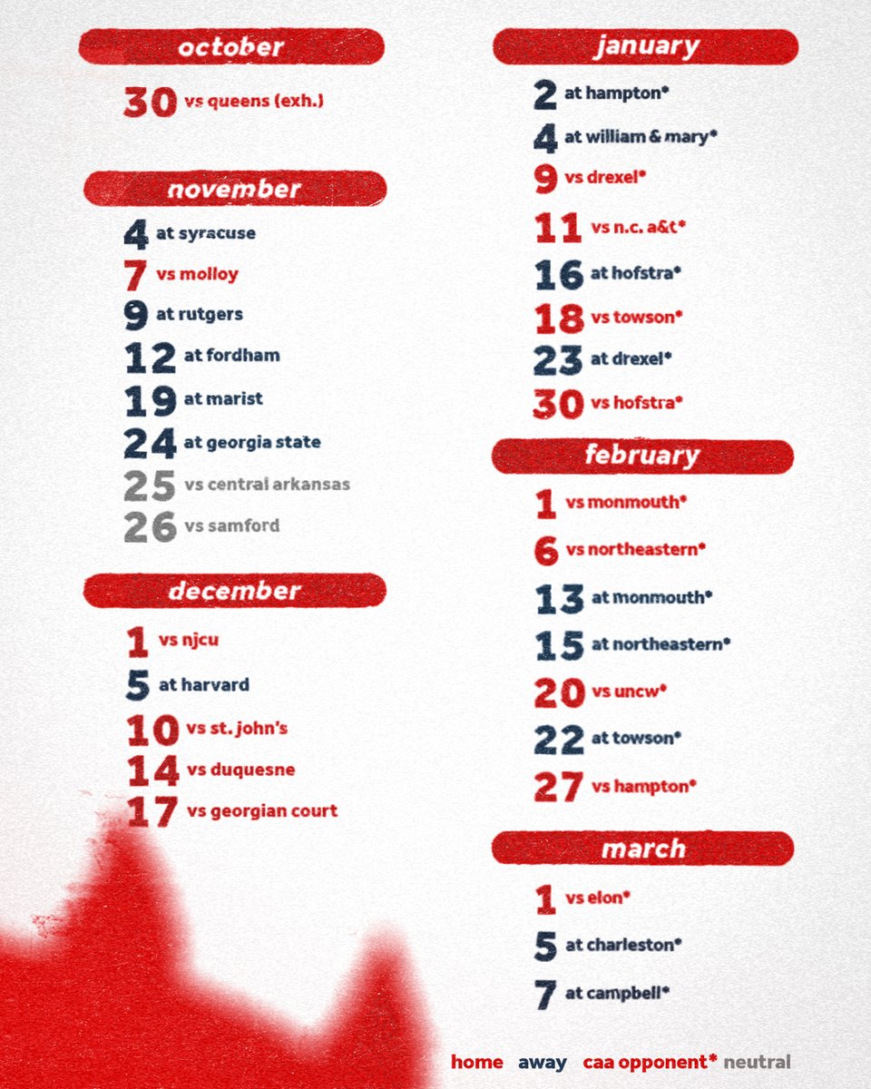 the 25-26 schedule is SET 🔒

15 chances to catch your Seawolves at home this season, we can't wait to tip things off with Seawolves Nation on October 30!

🎟️ → bit.ly/3fDPJHc

🌊🐺 x #CAAHoops