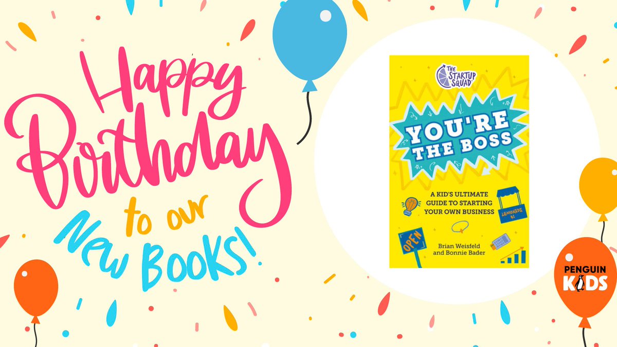 <a href="/mistyonpointe/">Misty Copeland</a> Happy #BookBirthday to The Startup Squad: You're the Boss by <a href="/weisfeld/">Brian Weisfeld</a> and <a href="/BonnieBader/">Bonnie Bader</a> 

A kid’s guide to entrepreneurship and starting your own business, from the renowned entrepreneur and founder of the Startup Squad! Now in paperback. Ages 8-12.

➡️bit.ly/4mZ2Eoa