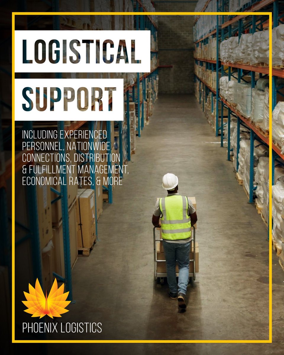 Phoenix3PL's tweet photo. Does your business require #logistical support?
Phoenix #Logistics will provide:
💼 Experienced personnel
🤝 Nationwide connections and support
📦 #Distribution and #fulfillment management
➕ And more
Visit our website to learn more:
🔗 https://t.co/umQcgcNxO3
#Phoenix3PL #3PL https://t.co/pRpfzmt5Bu