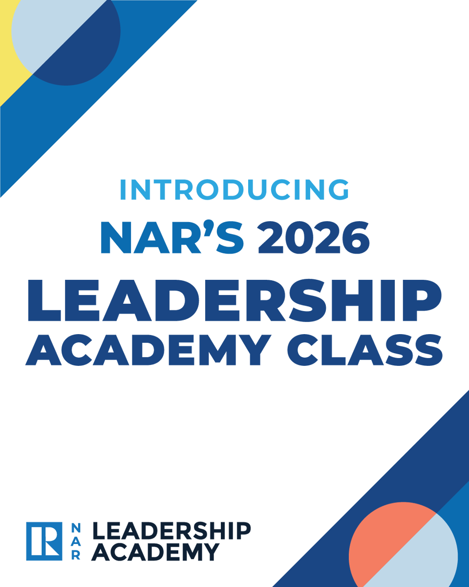 nardotrealtor's tweet image. We are thrilled to extend our warmest congratulations to the outstanding individuals selected for this year’s NAR Leadership Academy. Please join us in celebrating the Class of 2026!
nar.realtor/about-nar/lead…