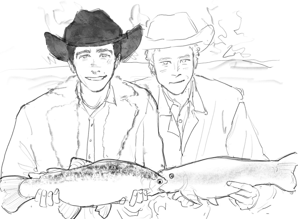 brokeback mountain sketch