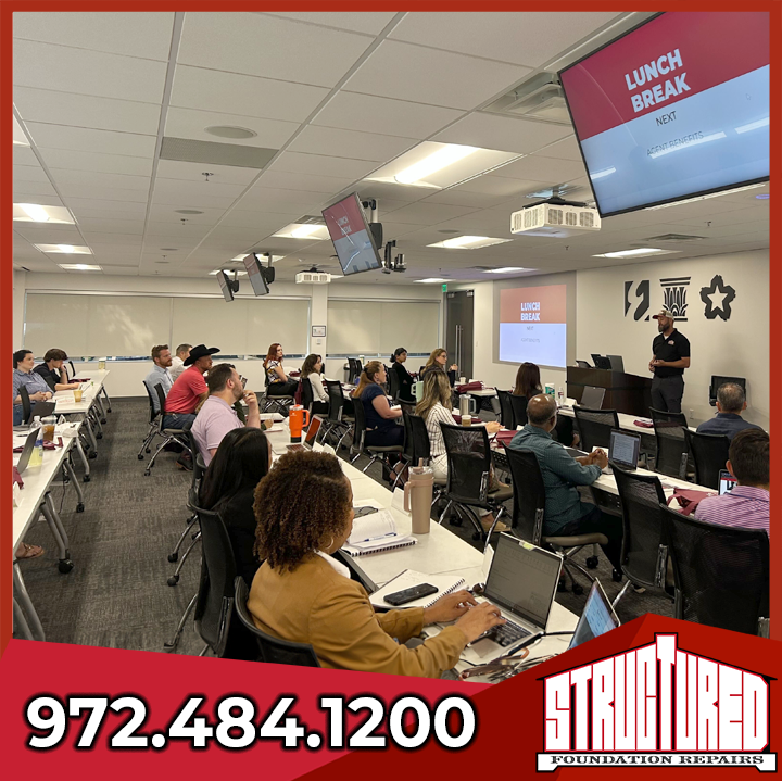 StructuredFound's tweet image. Had a great time at Ebby Halliday EDGE! Curtis Wall highlighted how we're different in foundation &amp;amp; roofing, and we shared how we partner with agents. Can’t wait to return in October for our 3-hour CE!
#FoundationRepair #RoofingExperts #EbbyEDGE