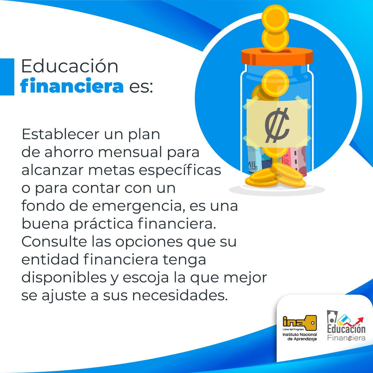 💡 Un plan de ahorro mensual le ayuda a alcanzar sus metas con mayor seguridad y a afrontar lo inesperado.