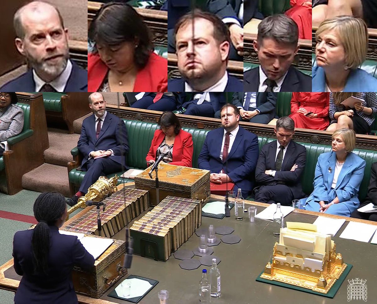 Look at the faces on the Labour frontbench as Kemi skewers Keir Starmer over Mandelson and Epstein.

Shame and guilt are written across their faces.

If the Prime Minister had a backbone, he'd be there himself.
