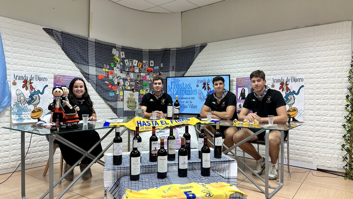 📺 A las 16.00 horas, nuestros jugadores  <a href="/mateo_ab23/">Mateo Arias</a>, <a href="/IribarAsier/">Asier Iribar</a> y <a href="/VTeixeira16/">vasco teixeira</a> estarán en directo en <a href="/telearanda/">Televisión Aranda</a>.

😎 ¡Vamos a conocer las sensaciones tras el brillante estreno liguero del domingo y pasar un buen rato!

📲 telearanda.es