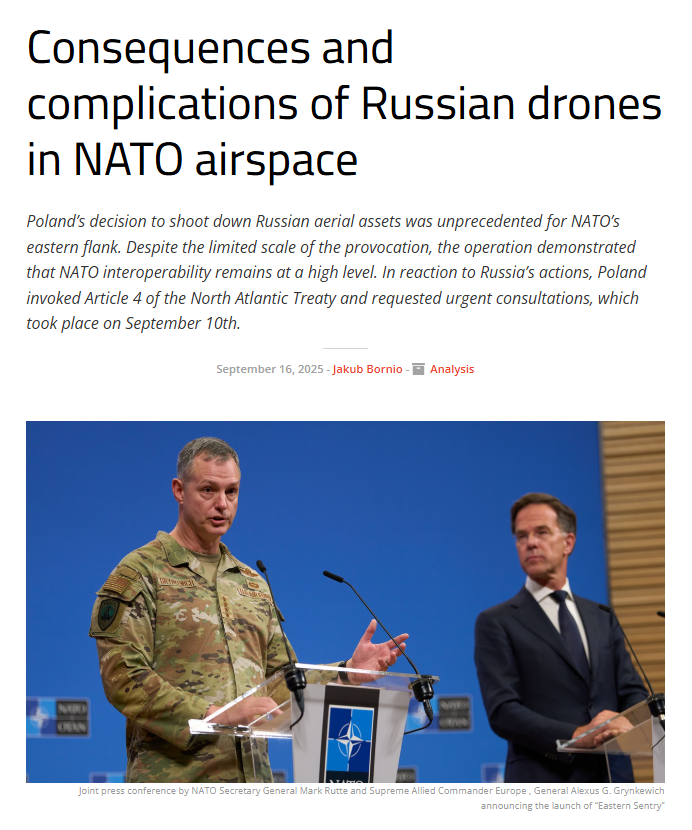 My remarks on the latest drone incursion into Poland’s NATO airspace are now out in <a href="/NewEastEurope/">New Eastern Europe</a>. 👇
neweasterneurope.eu/2025/09/16/con…