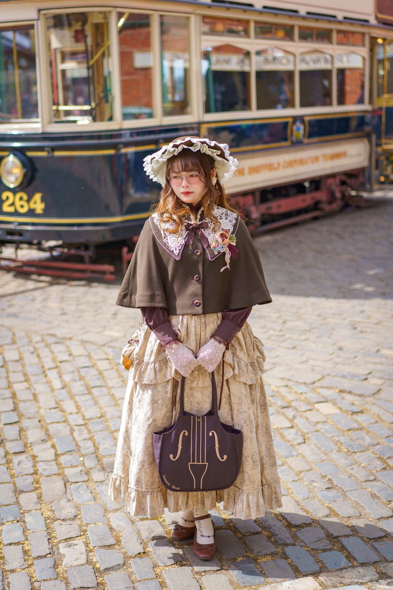年中活躍✭ロリータドールワンピース♥女子会コーデ 新作情報 plum tree・ストロベリー段々ジャンパースカート