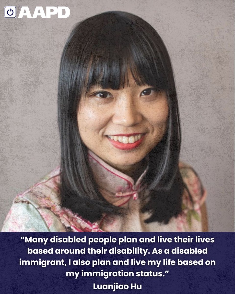 Immigration is a complex process that creates many challenges. For immigrants with disabilities, the administrative, structural, and interpersonal difficulties are even greater. 

Luanjiao Hu shared with us what it means to her to be a disabled immigrant in her recent blog:
