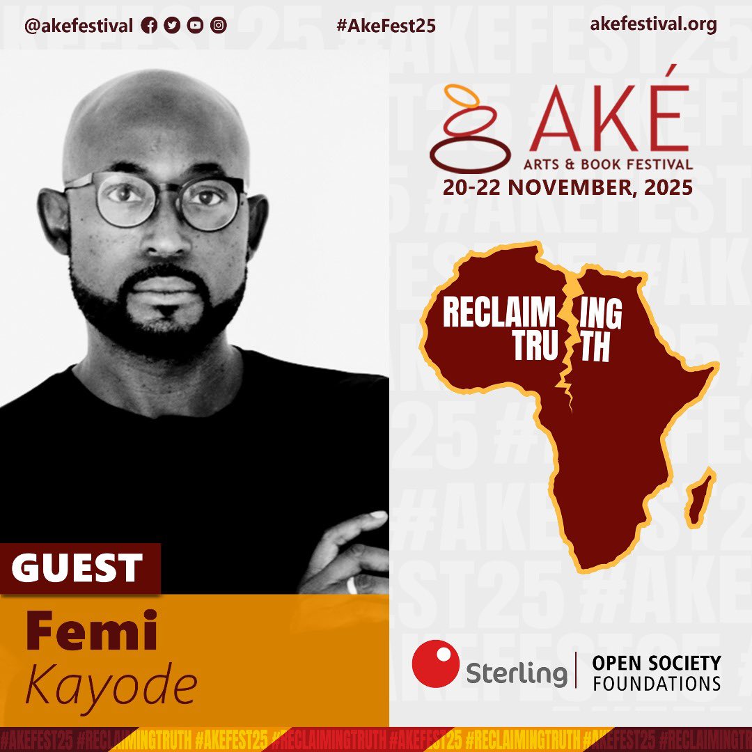 🔊 GUEST ANNOUNCEMENT

Femi Kayode <a href="/FemiKay_Author/">Femi Kayode</a> works in advertising and has written for stage and screen. While studying for an MA in Creative Writing – Crime Fiction at the University of East Anglia, he wrote his first novel, Lightseekers (Bloomsbury 2021), which won the