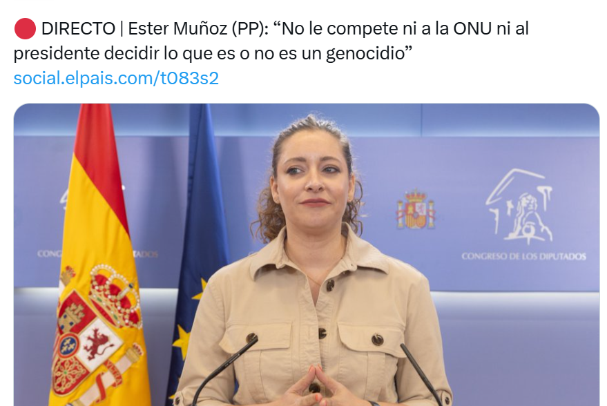 NestorRego's tweet photo. O do PP é xa de delirio... "Non compete á ONU"; entón, quen o decide? Eles? Feijoo coa súa inmensa sabedoría?
Se callar, levan algo de razón: Non facía falta que o dixese a ONU, veo calquera persoa cun mínimo de decencia e humanidade. Precisamente o que eles non teñen. https://t.co/WGkbK5SiK0