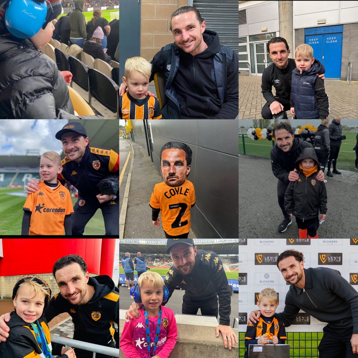 Captured Tiny Tiger from the word go. Our captain. #hcafc