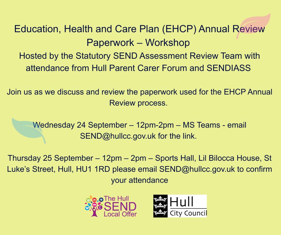 LocalOfferHull's tweet image. Happening next week, book today! #ehcp #hull