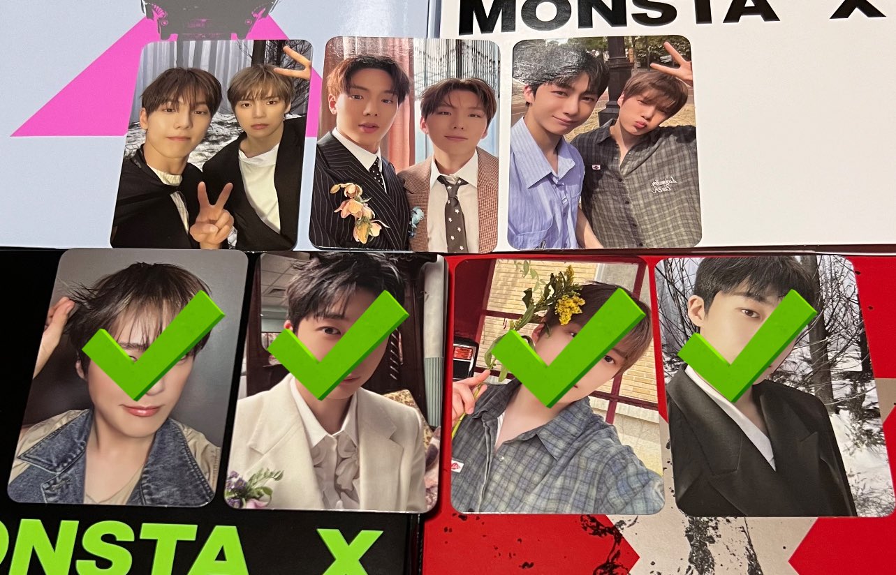 monsta x トレカ ユニット Monsta X ユニット トレカ 4枚セット Are You There ケミ - メルカリ
