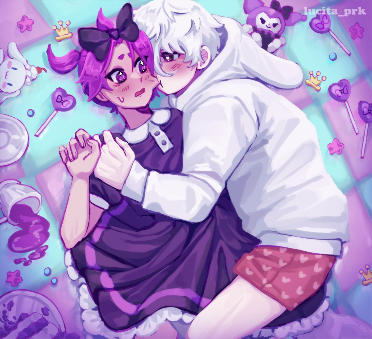 #BllkHalloweek25 #nagireo
Day 4: Sugar Rush 🍭🍬

... Nagi, the prompt is sugar rush, Nagi come on-