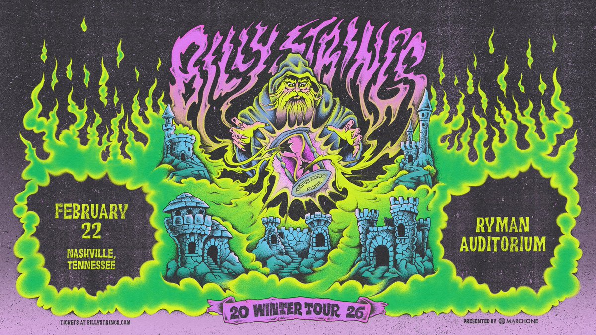 MarchOneMusic's tweet photo. new show - @BillyStrings at @theryman  2/22 - tix avail by Fair AXS only, must purchase ticket to Bridgestone show to be eligible for Ryman Fair AXS. https://t.co/3gEQ9kfdS6