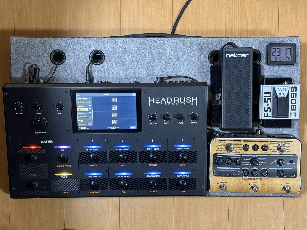 できた！！！

エクスプレッションペダル追加！！！！

これで色々面白くなります🙏🙏