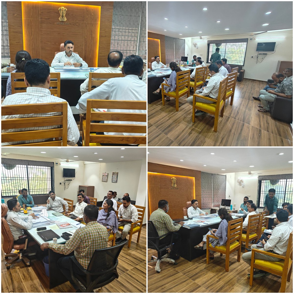 આજરોજ મતદાર નોંધણી અધિકારી (૧૨૩- વિધાનસભા મત વિસ્તાર) ની અધ્યક્ષતામાં Special Intesive Revision SIR બાબતની મિટિંગનું આયોજન કરવામાં આવ્યું,
જેમાં મતદારયાદી સાથે સંકળાયેલ તમામ કર્મચારીઓ હાજર રહેલ છે. <a href="/CMOGuj/">CMO Gujarat</a> <a href="/revenuegujarat/">Revenue Dep. Gujarat</a> <a href="/JayantiRavi/">Jayanti Ravi</a> <a href="/collectormahi/">District Magistrate & Collector Mahisagar</a> <a href="/infomahisagar/">Info Mahisagar GoG</a>
