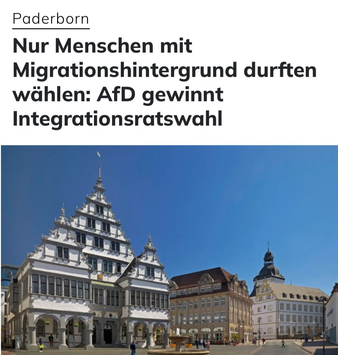 Selbst Menschen mit Migrationshintergrund wachen auf und wählen die AfD auf Platz 1. Das linke Gezumpel muss endlich bekämpft werden.