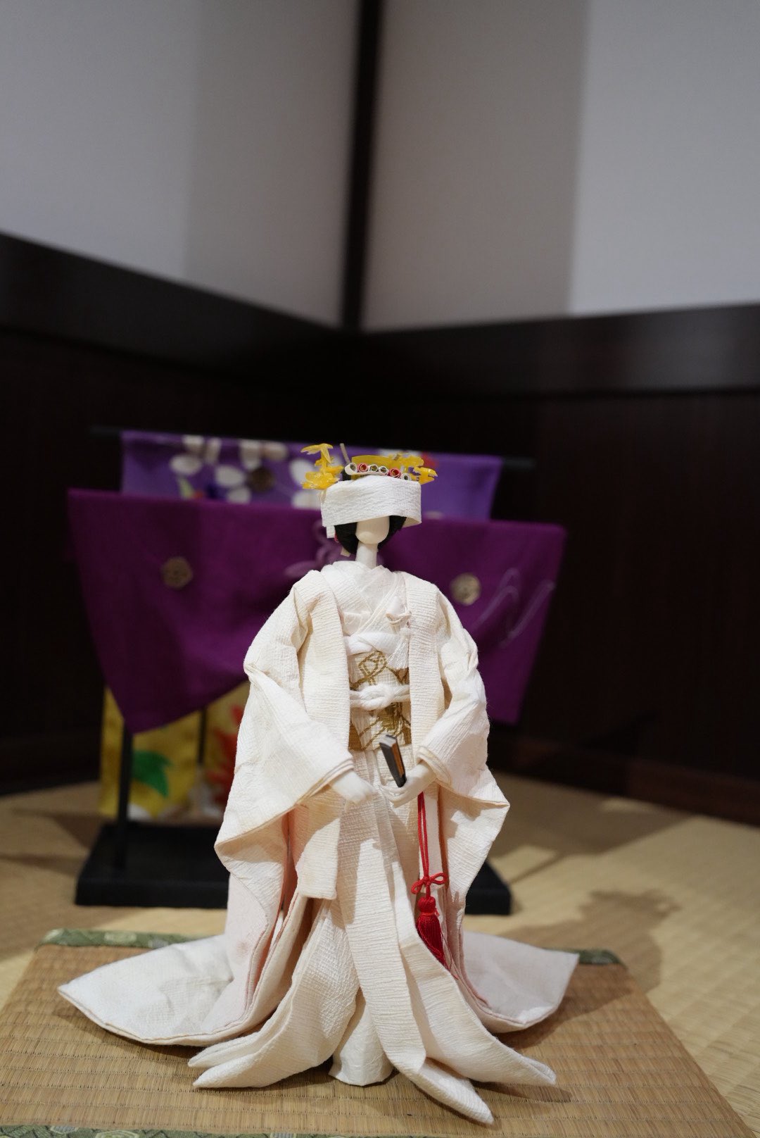 孔雀と花の花嫁のれん　　　　専用です。 加賀友禅 花嫁のれん 花嫁暖簾 孔雀 手描き 花嫁のれん号 花嫁