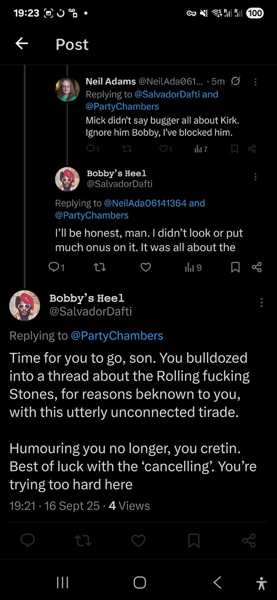 I bulldozed a post about something Mick said? Haha state of you.