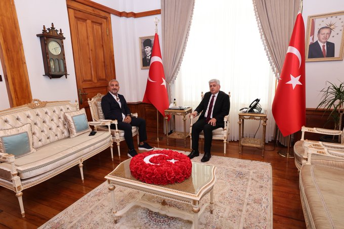 Sakarya Valisi Rahmi Doğan, İş İnsanı Mehmet Emin Bingöl’ü Kabul Etti