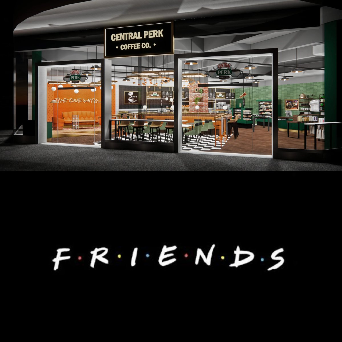 Central Perk coffee shop inspired by ‘Friends’ to open in Times Square New York this Fall.