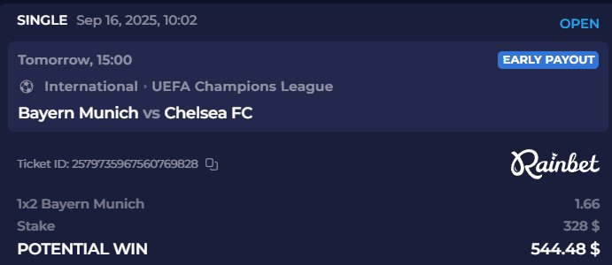 Chelsea don't know what will hit them tomorrow, we all know bayern will win.