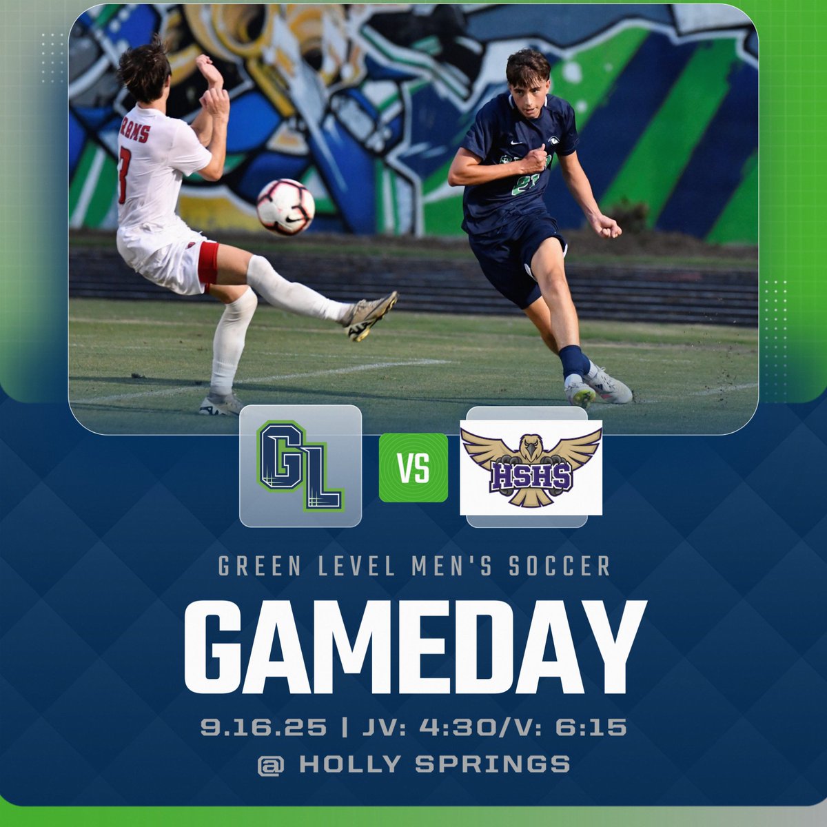 The boys are back in action this afternoon at Holly Springs!