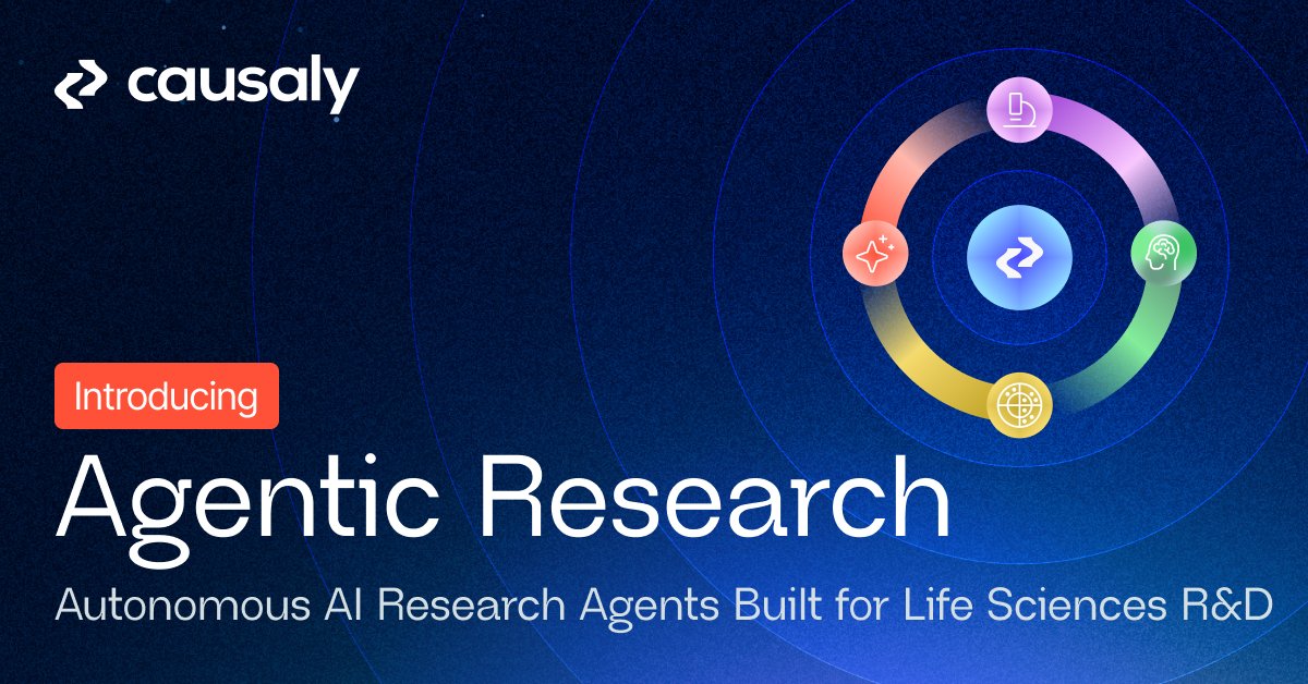 Proud of <a href="/CausalyAI/">causalyAI</a> introducing Agentic Research today: A New Era for Scientific Decision-Making in Life Sciences

causaly.com/blog/introduci…