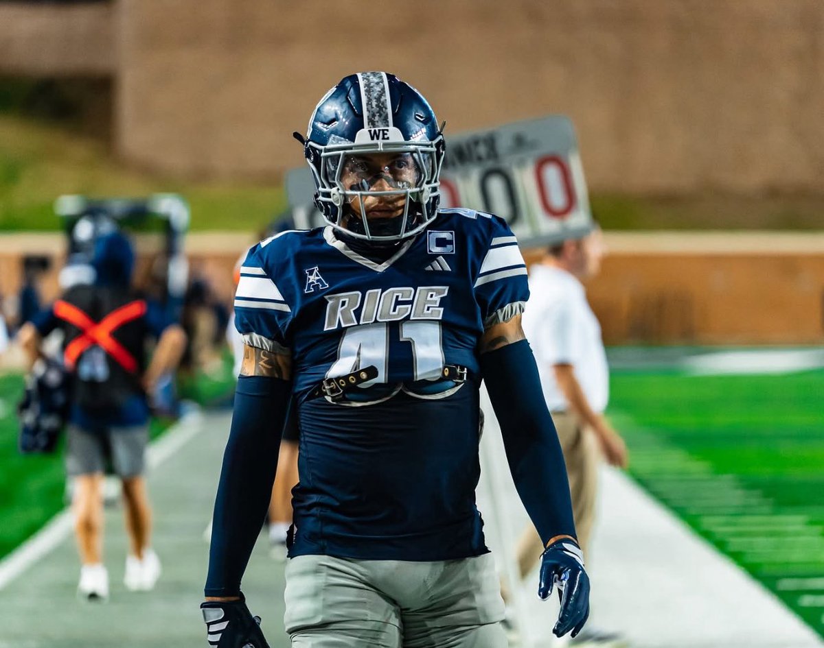 Proud to see you back out on the gridiron this past weekend with your brothers son! Every rep, every snap .. y’all are building something special. Keep pushing and holding each other to a higher standard. Let’s go Rice Owls🦉#RiceFightNeverDies <a href="/plaemaker/">Plae Wyatt</a>