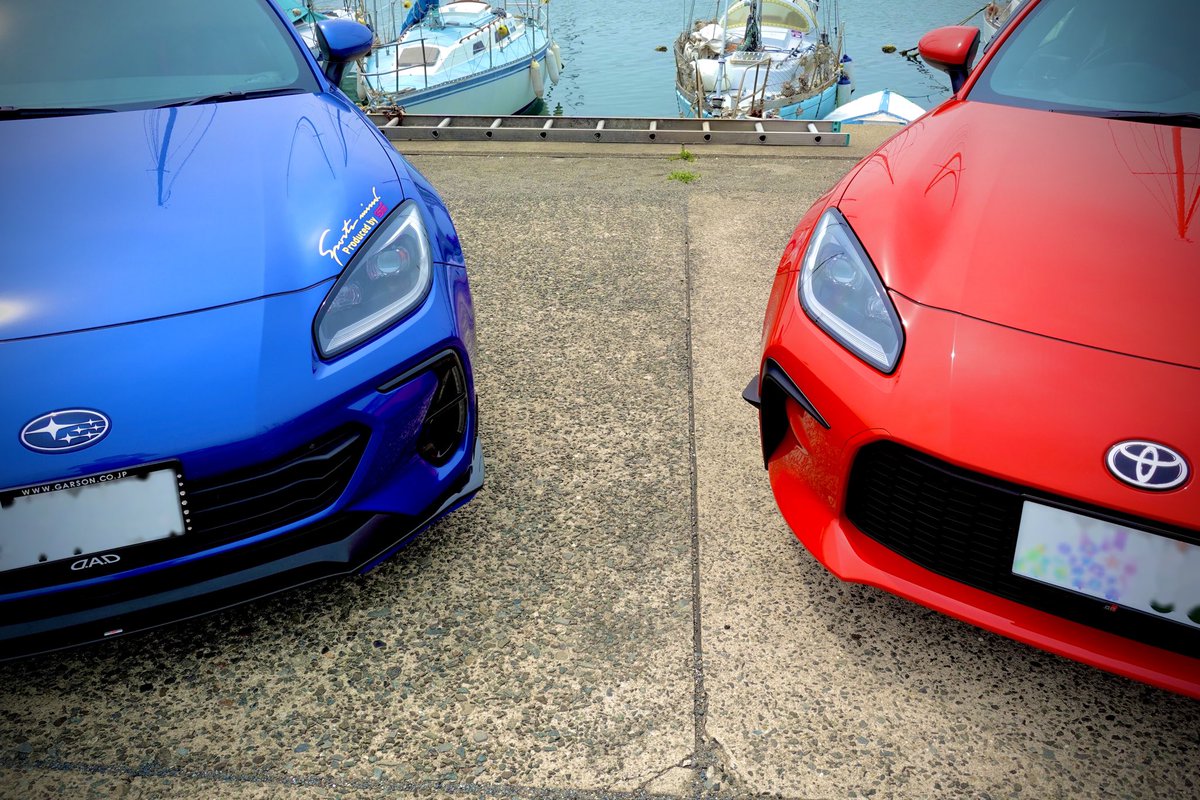 昴と彗星 佐藤昴 × 工藤彗星 #BRZ #ZD8 #GR86 #ZN8 with @ghellkami