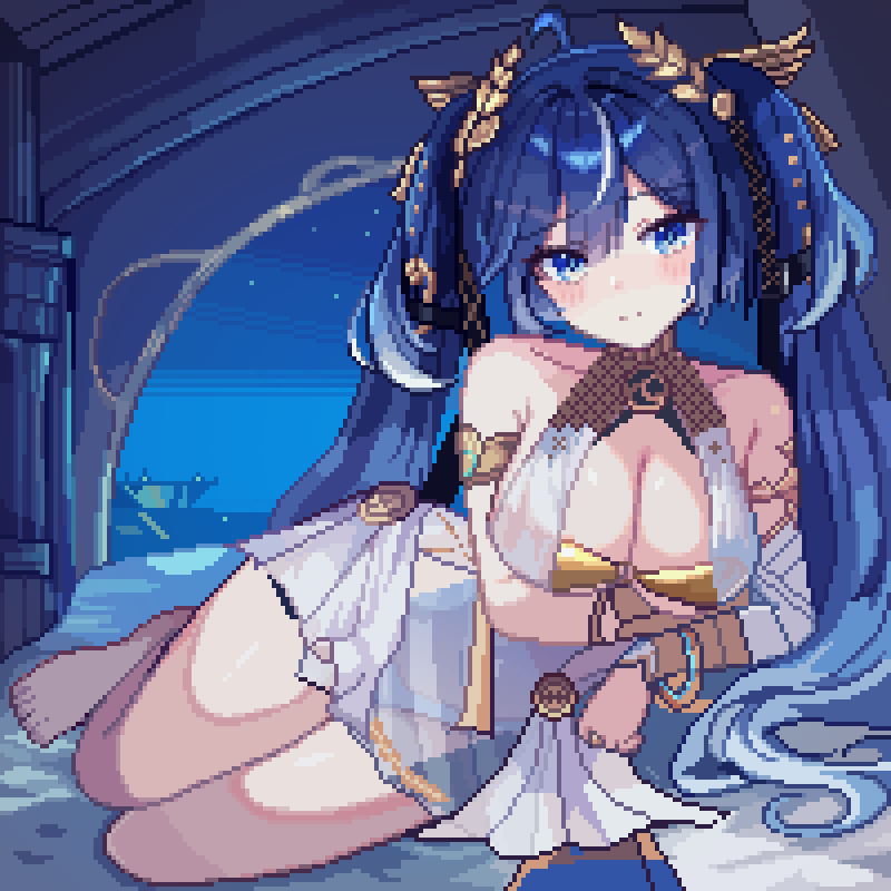 EtruTinia's tweet photo. Iuno 
#鳴潮 #WutheringWaves #ドット絵 #Pixelart https://t.co/2CcRBNXhAS