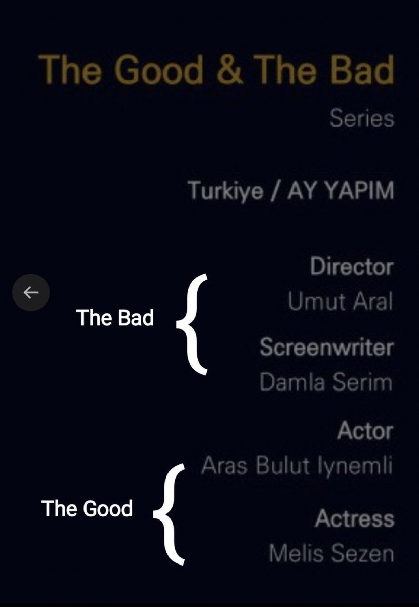 Vay be,yine harikasınız(!)👏
Her defasında nefretimizi biraz daha artırmayı başarıyorsunuz,tebrikler.
O tweeti silip düzgün şekilde paylaşmak bu kadar mı zor?
Herkes çok iyi biliyor başrollerin kim olduğunu,her şey onların emeği sayesinde oldu.
Ama siz hâlâ onların adını