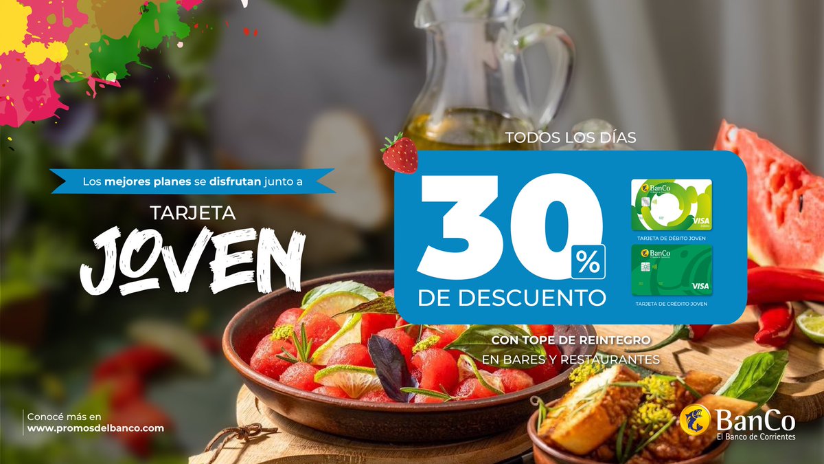 No digas que no te lo advertimos 😱👉 Los planes con amigos y las mesas para compartir siempre se disfrutan más con tus tarjetas del #BanCo 😉

Conocé más en 👉 promosdelbanco.com/promociones/ba…