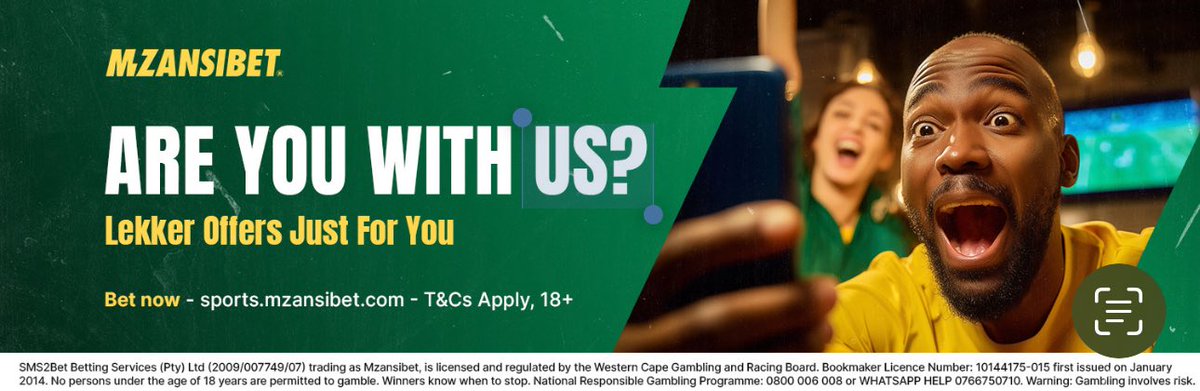 15TeeJay's tweet image. mzansibet.com/?betcode=TENMS…

2.3 odds on @mzansibet 

Use the link below to register 

mzansibet.link/kdb6e8936

Hoping for a safe landing 

Gamble Responsibly  

18+