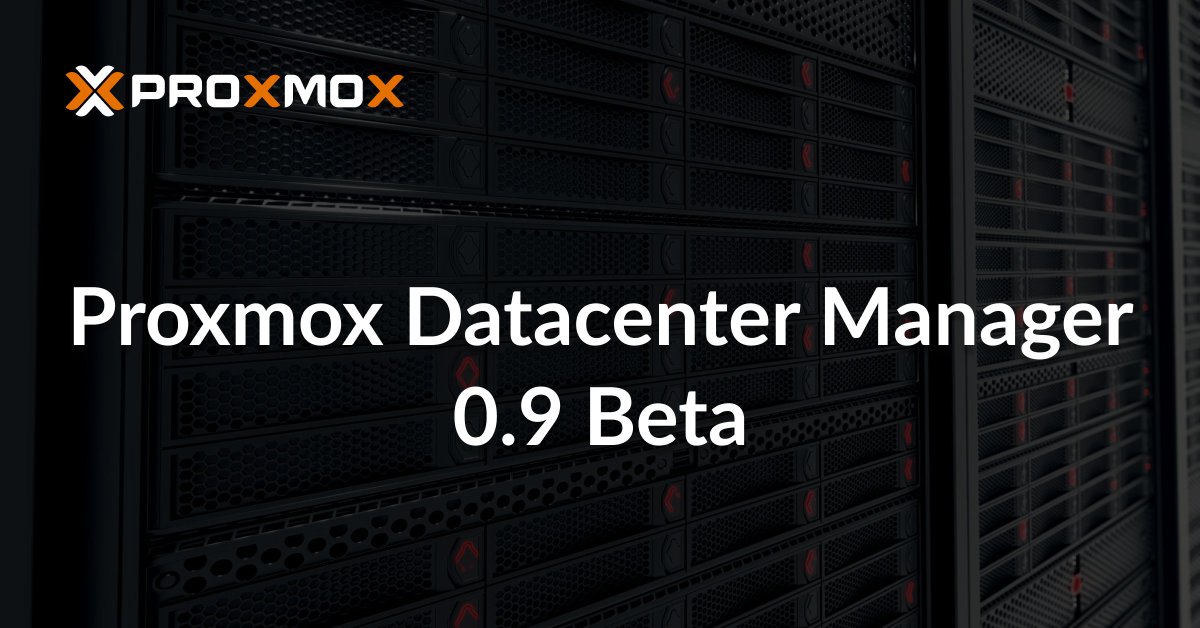 Proxmox Datacenter Manager (PDM) Beta 0.9 is out! Manage multiple Proxmox VE nodes and clusters from one UI, handle VM operations, set up SDN, and more. Check out our latest technical overview by Vladan Seget <a href="/vladan/">Vladan</a> for #StarWind.

Read more here: starwind.com/s/wl