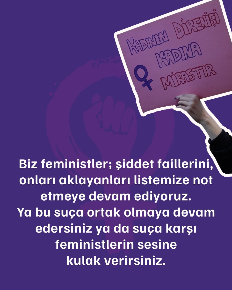 8_mart_izmir's tweet photo. İsimlerin havada uçuşarak unutuluşa sürüklenmesine izin vermeyeceğiz. 
Hatırlamak feminist hafızamızdır. Susmak, ifşaları görmezden gelmek suça ortak olmaktır. 
Ya bu suça ortak olmaya devam edecek ya da feministlere kulak vereceksiniz.

#ifşa #Metoo #FıratTanış https://t.co/J7qIhxfxoF