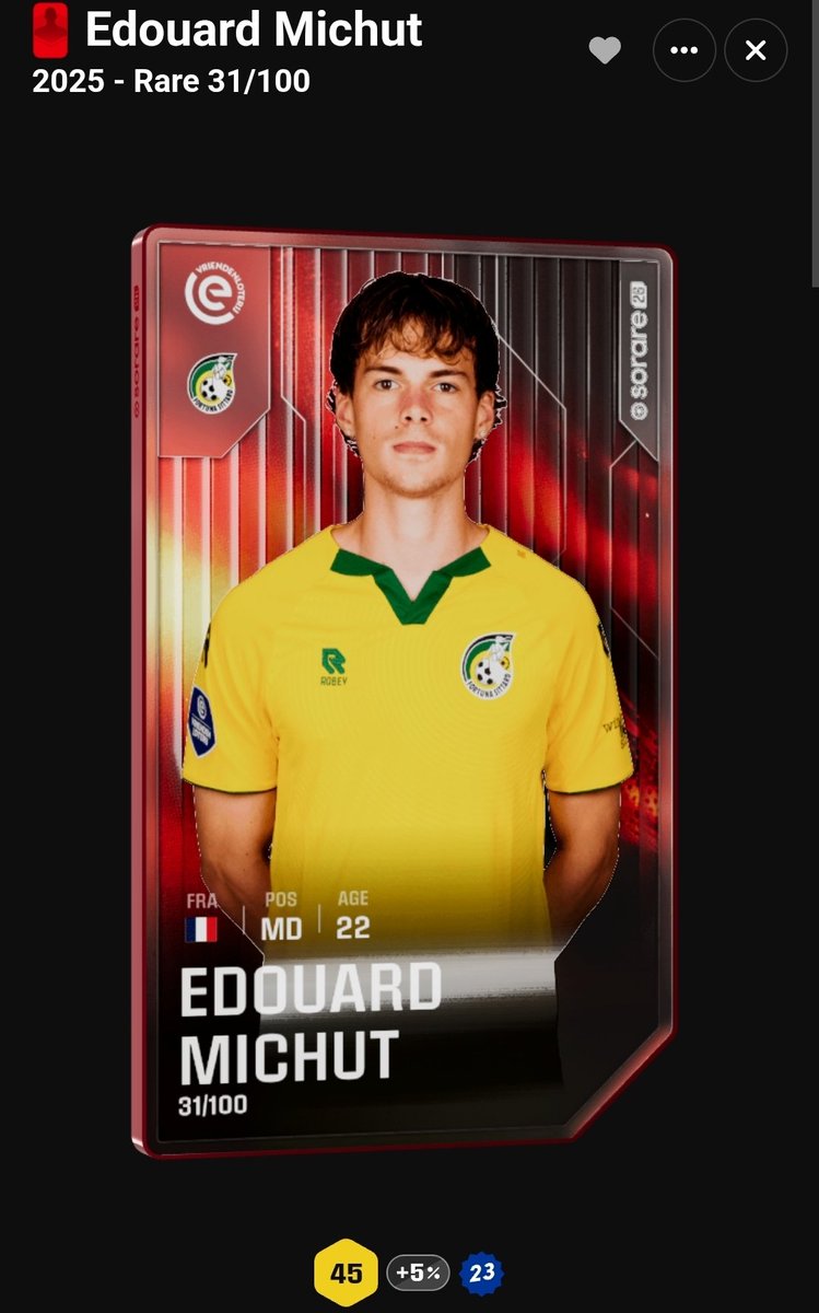 🤠 Yeehaw, alerte au #CryptoRanch ! Plus qu’1 jour pour rejoindre le duel et lasso la carte Édouard Michut sur Sorare – un jeune pistolero prêt à moonshot ta team ! ⚽🌟 Participe now : follow, RT, DM pour détails. (Fun éducatif only – jouez responsablement, 18+ !) Dépêche,