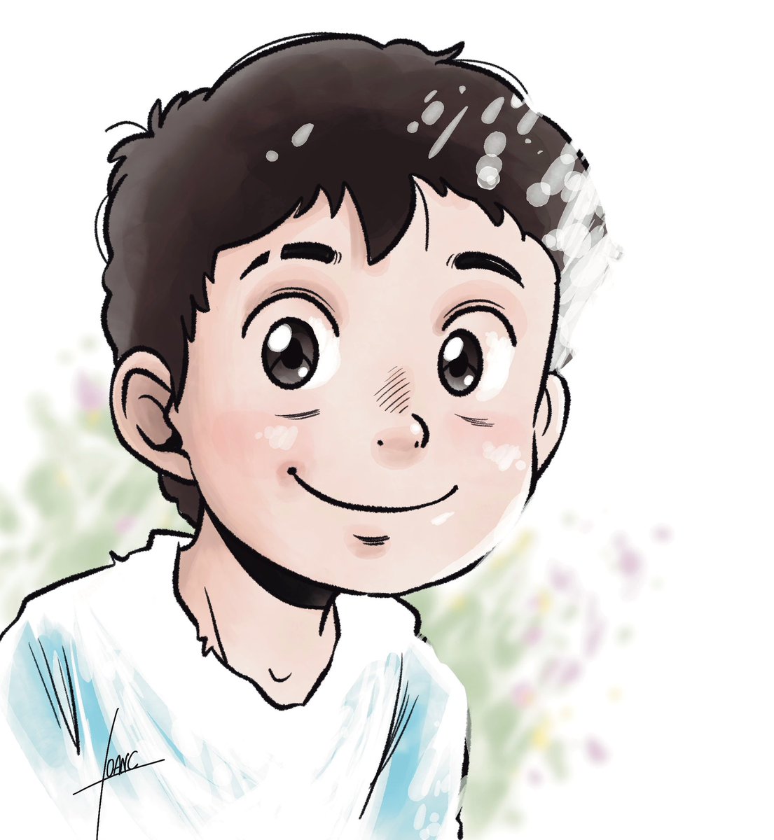 Dibujillo ultramegarápido de Yoshio, el prota de mi próxima obra que saldrá en noviembre!!!!