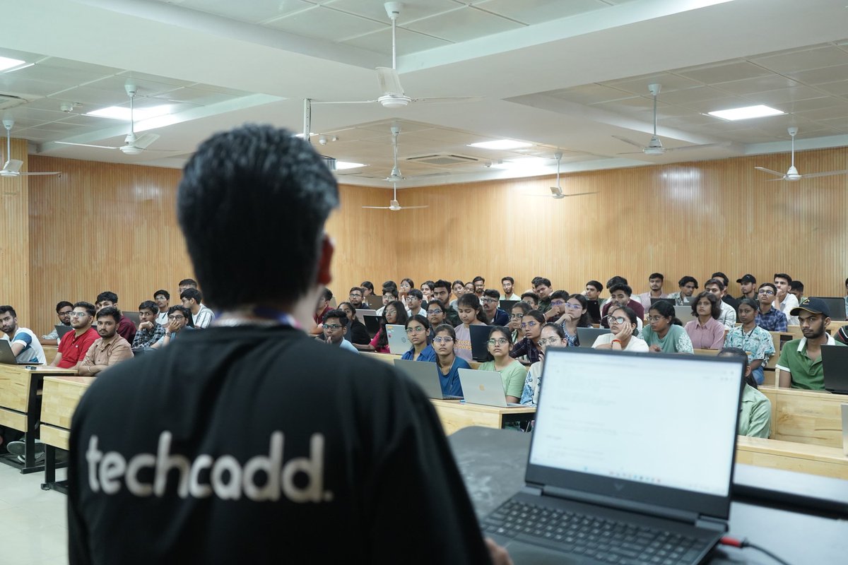 Techcadd_comp's tweet image. Techcadd had the honor of leading a Career Counseling Awareness Program at NIT—where motivation met innovation! 
From the warm welcome to the students’ energy &amp;amp; curiosity, every moment was inspiring. 

Thank you, NIT, for the heartfelt collaboration!