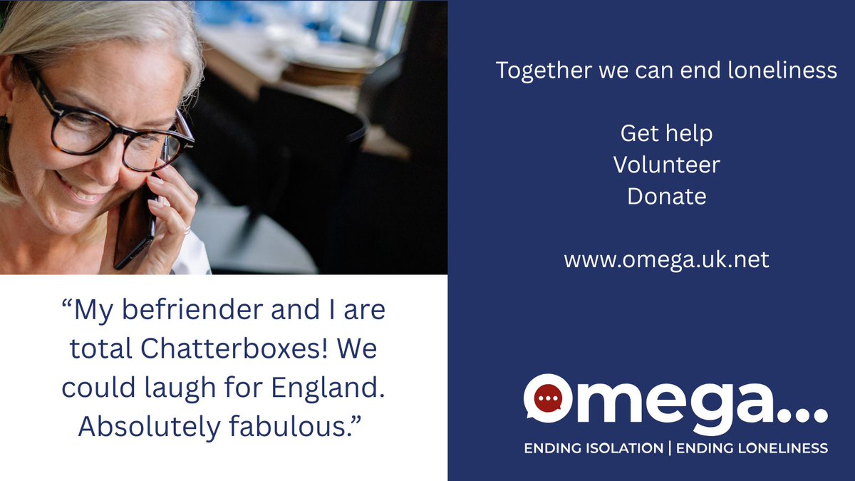 Neville Southall (@nevillesouthall) on Twitter photo If you’re looking for a way to volunteer from home and can spare around 40 minutes a week to call someone who is isolated, please consider volunteering for <a href="/OmegaConnected/">Omega Ending Isolation Ending Loneliness</a>. 
We’d love to hear from you! 
omega.uk.net/volunteer
#Endloneliness If you’re looking for a way to volunteer from home and can spare around 40 minutes a week to call someone who is isolated, please consider volunteering for <a href="/OmegaConnected/">Omega Ending Isolation Ending Loneliness</a>. 
We’d love to hear from you! 
omega.uk.net/volunteer
#Endloneliness