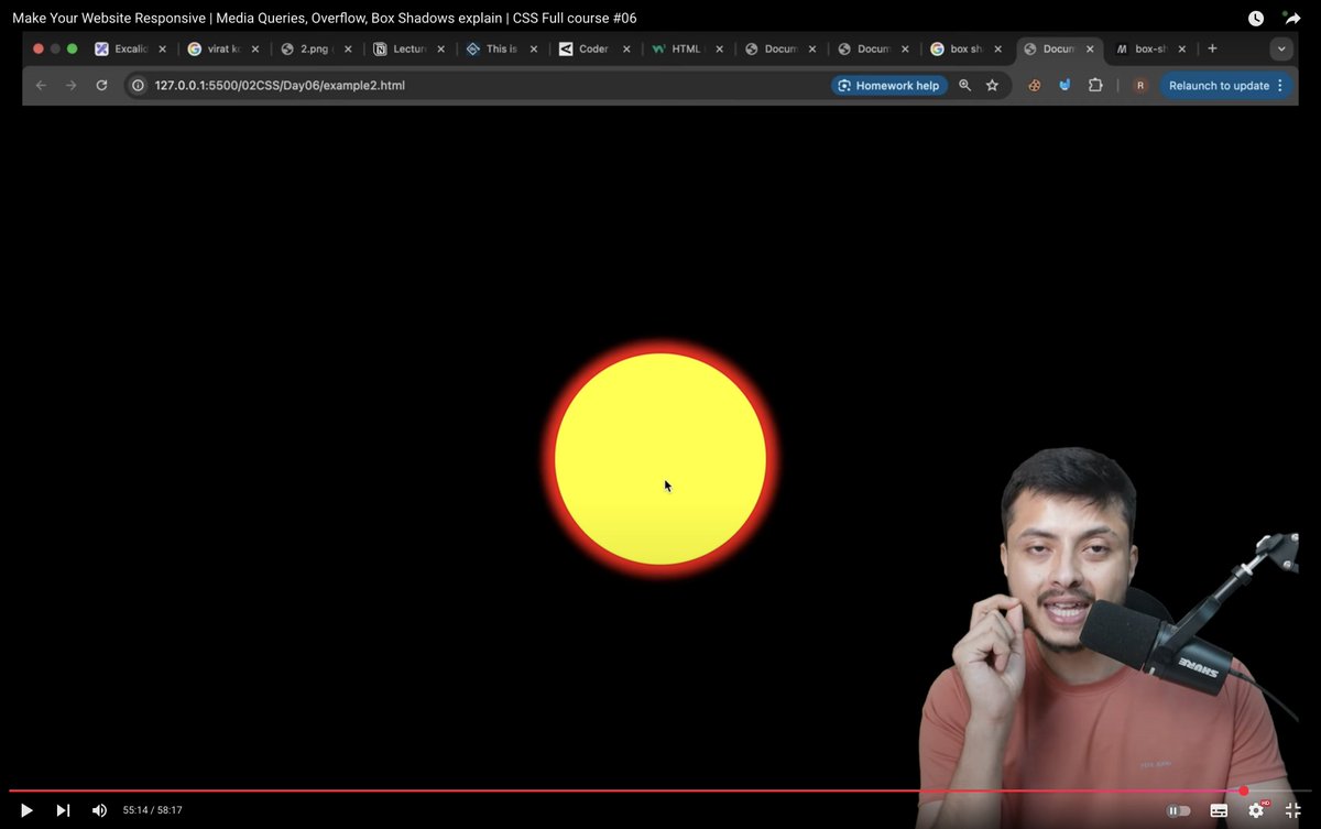 HeetSheth15's tweet image. Day 12 of #projectDefense 📱🎨
CSS responsive layouts 👇
📏 Media queries
🖥️ Desktop-first vs 📱 Mobile-first
↔️ Overflow handling
🌫️ Box-shadow values explained
Notes + tasks 👇
👉 heet-sheth.github.io/Defense/
Lecture: youtu.be/Xv-gTGw4i_Y?si…
#coderarmy #baapcoder