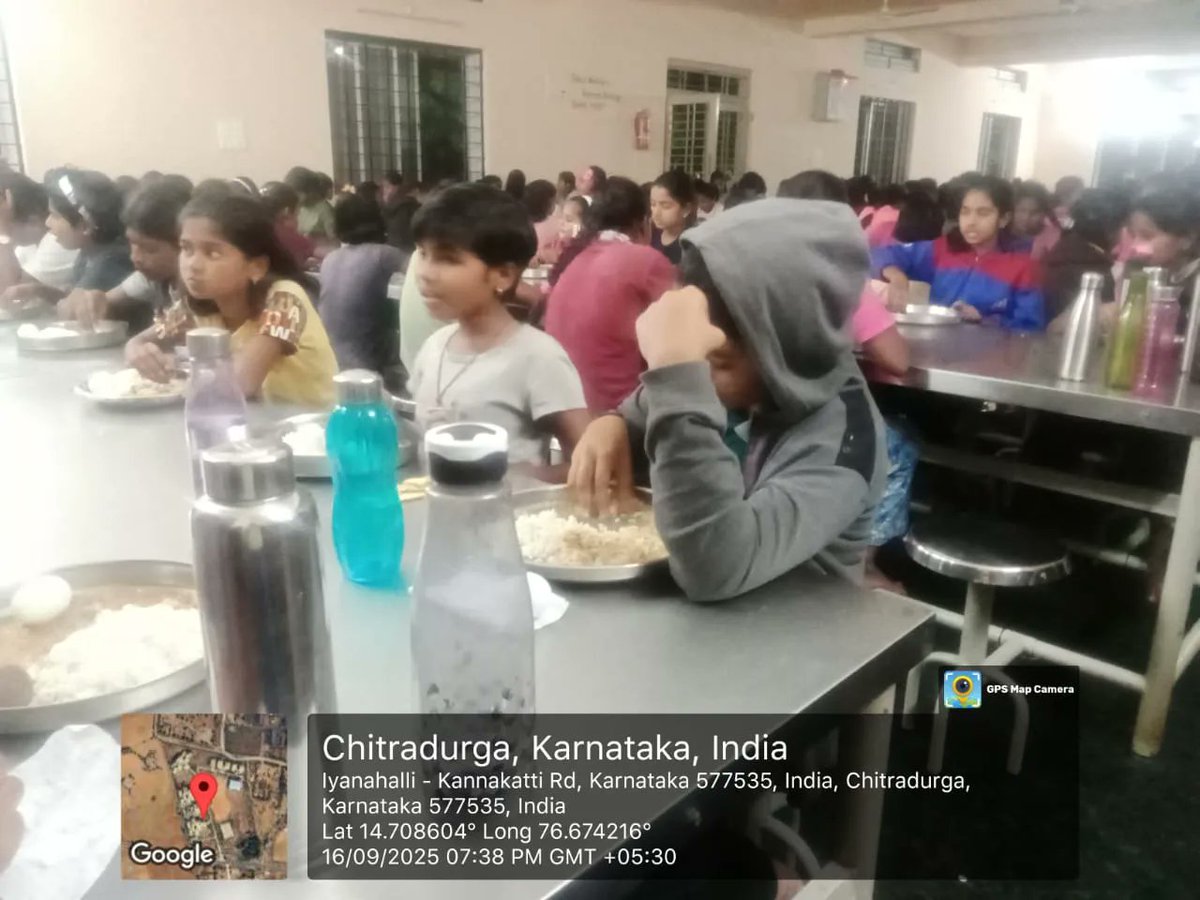 Dinner #SocialAudit_SWDMeals #SocialWelfare_Karnataka