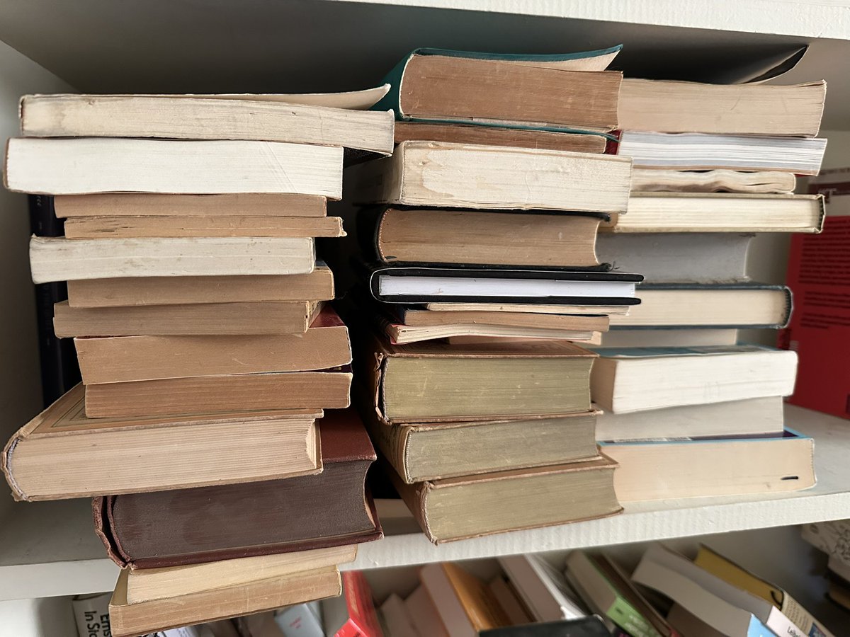 jonathanbfine's tweet image. Live look at my bookshelf
Any favorites stand out?