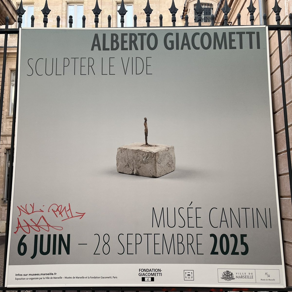 Enjoyed the ‘Alberto Giacometti - Sculpting the Void’ exhibition at Marseille’s Musée Cantini. A fascinating selection of plaster and bronze sculptures, paintings, drawings and prints exploring the question of emptiness in the artist’s work.