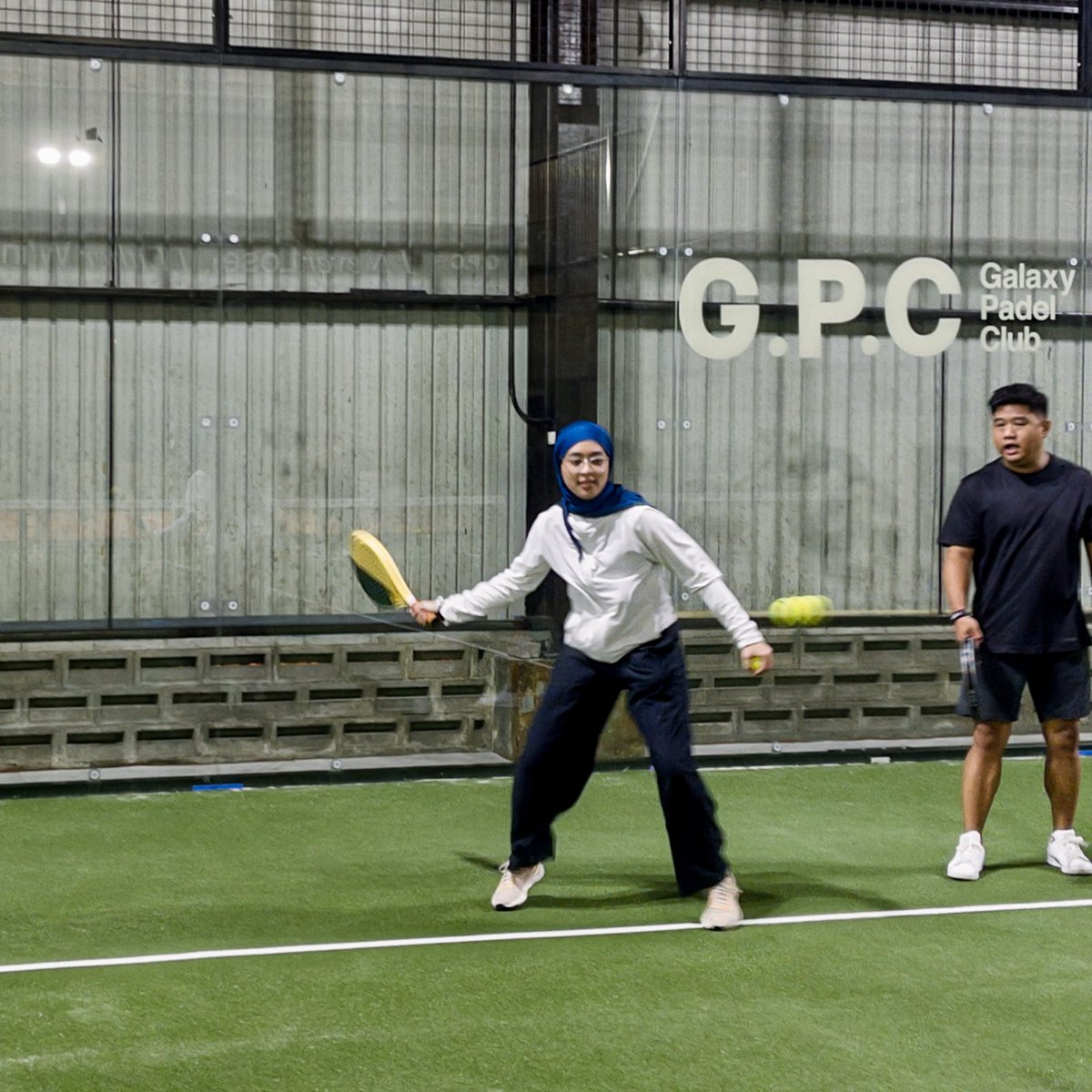 Diajarin padel sama <a href="/nael_idrx/">Nael</a> 🥳
Thank u om!!! 😆
