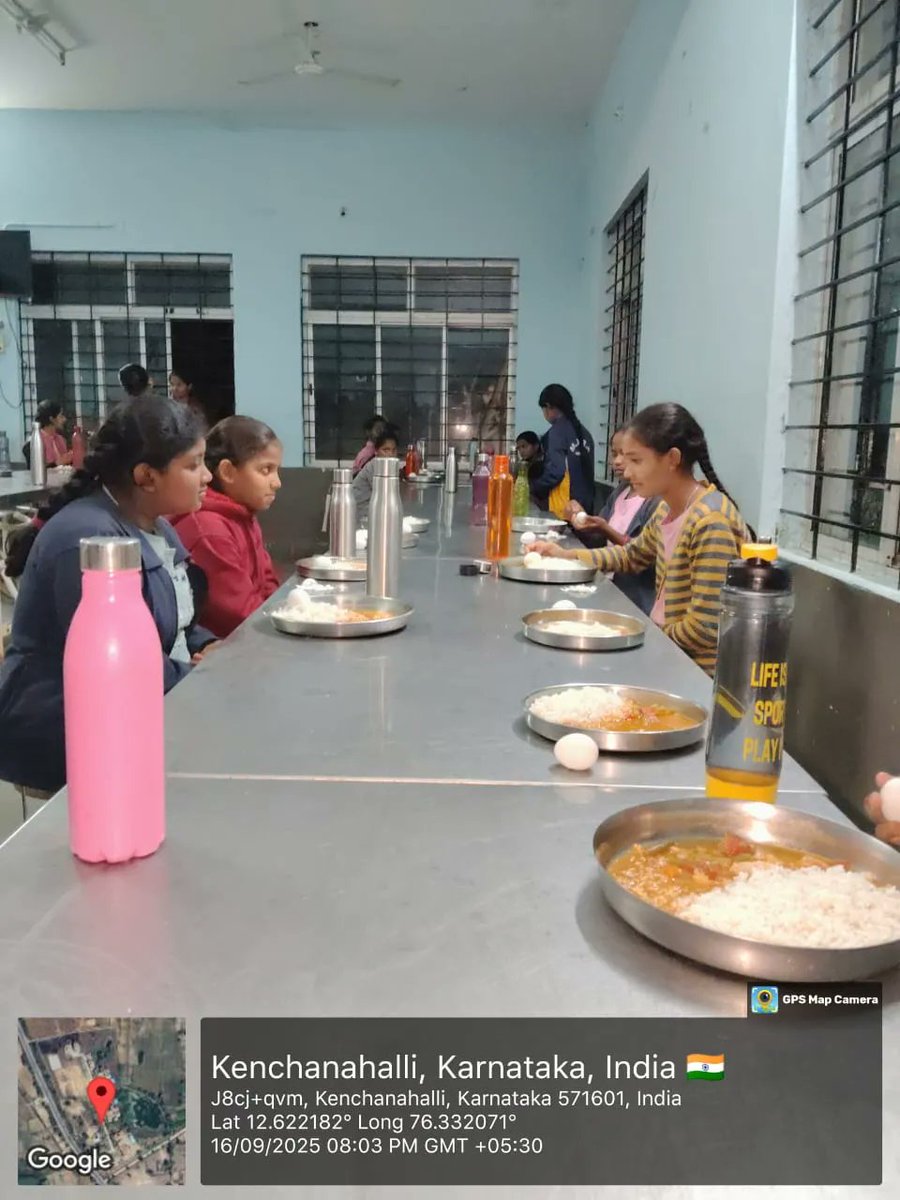 Dinner #SocialAudit_SWDMeals #SocialWelfare_Karnataka